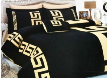 Versace 6pcs Authentic Luxury Bed Set Satin Made In Italy King Size